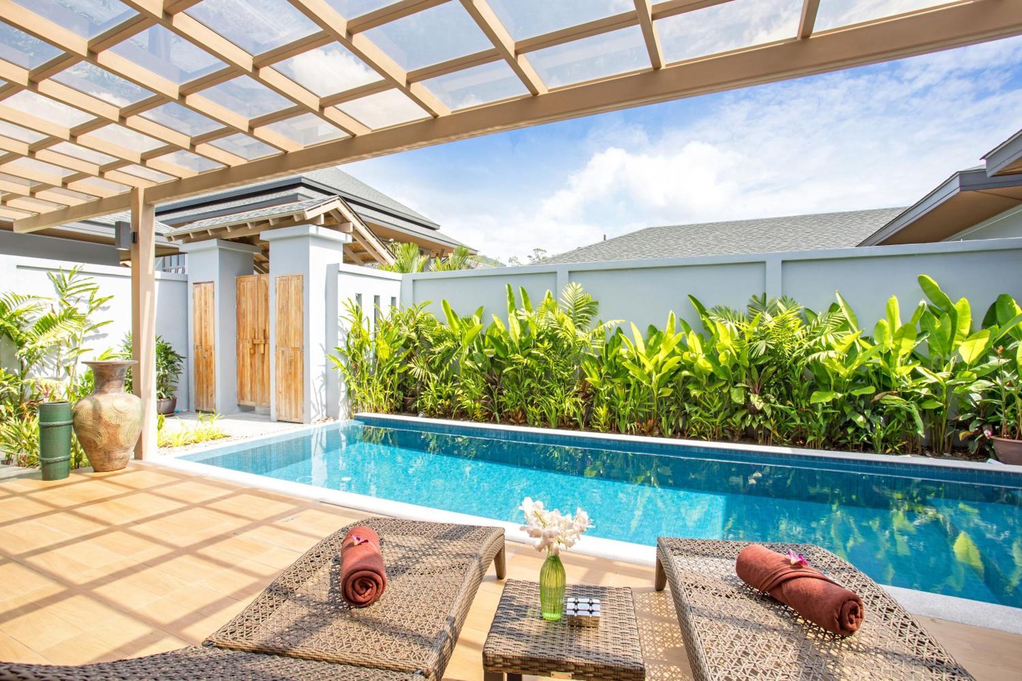 Luxury 2Br Villa Dalaa 3, Private Eco Pool, Gated Residence, Kamala-stranden Eksteriør bilde